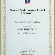 MSIL Performance Award